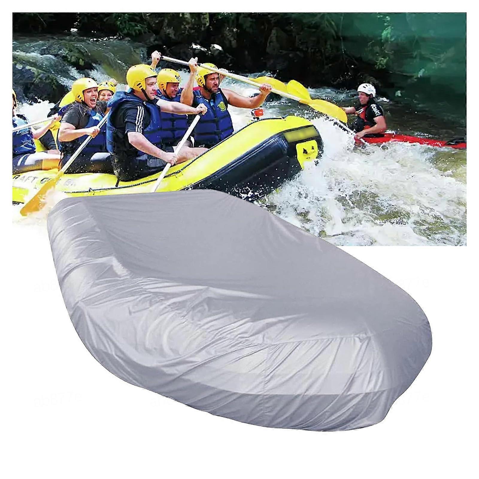 Inflatable boat cover 7 sizes kayak cover waterproof, UVresistant tarp for inflatable boats and dinghies, 330 * 165 * 46cm.