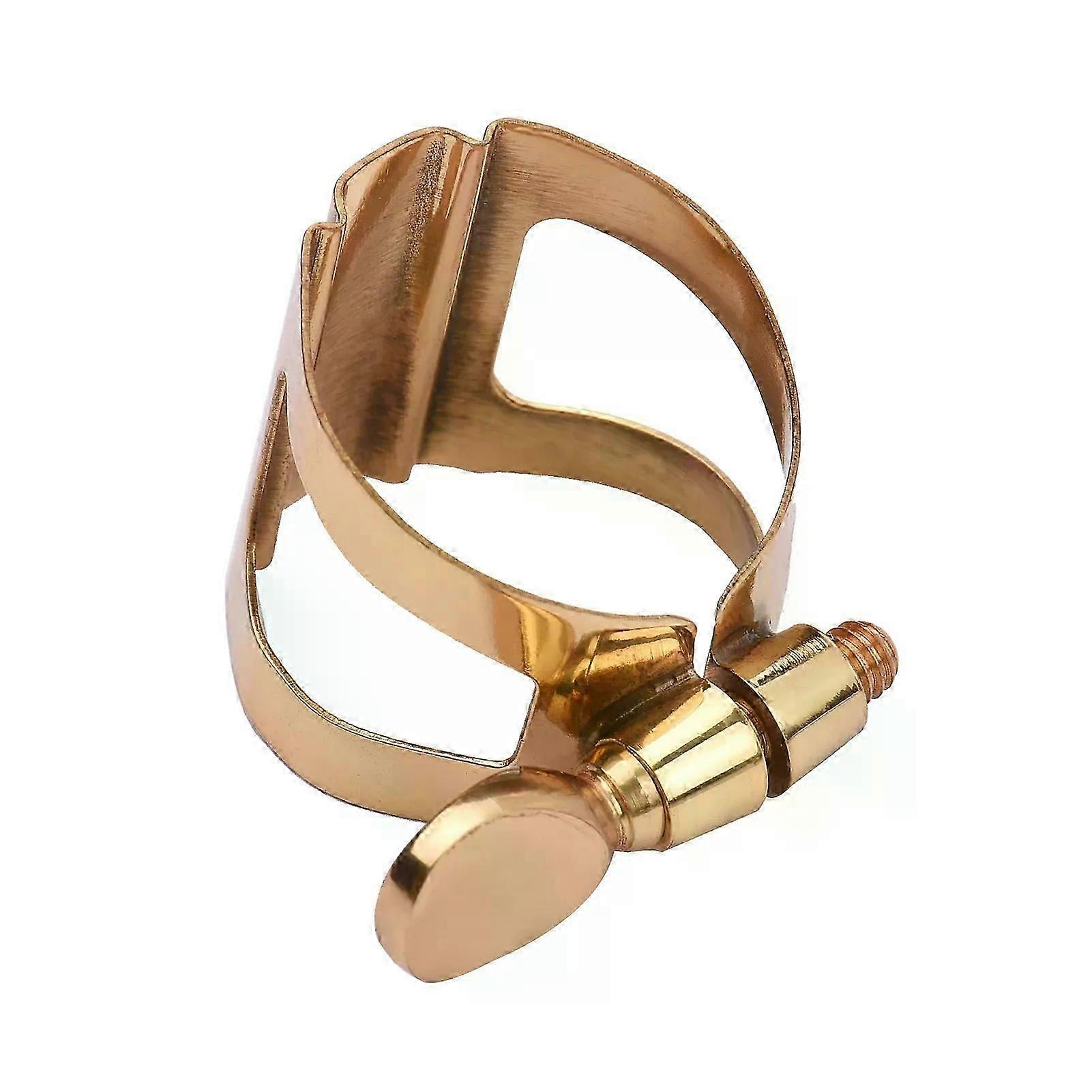Single Screw Adjustment Saxophone Ligature Compact Durable Ligature Fit For Soprano Saxophone