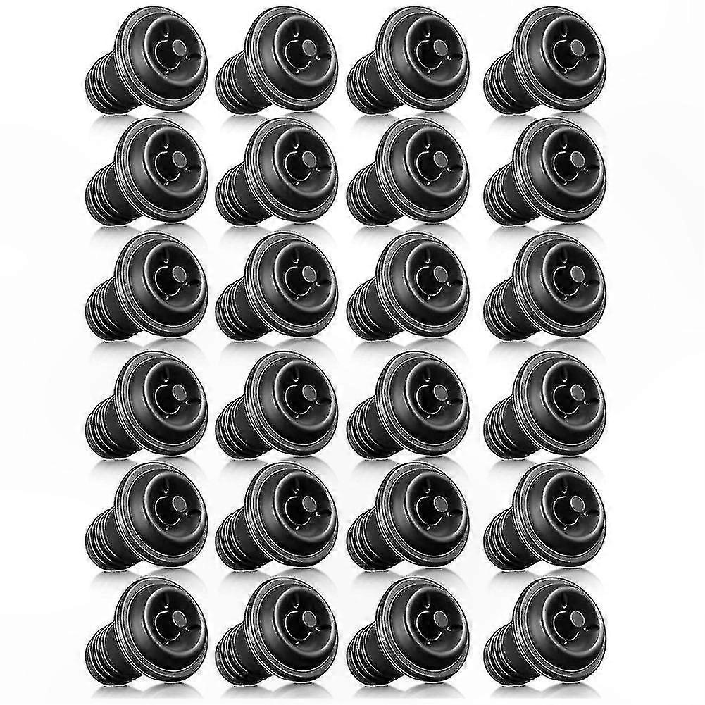 24-Pack Reusable Wine Vacuum Stoppers with Pump for Sealing Bottles