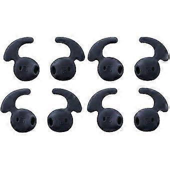 Antislip siliconen EarGel hoesjes voor Samsung Galaxy Buds - 4 paar in zwart voor sport