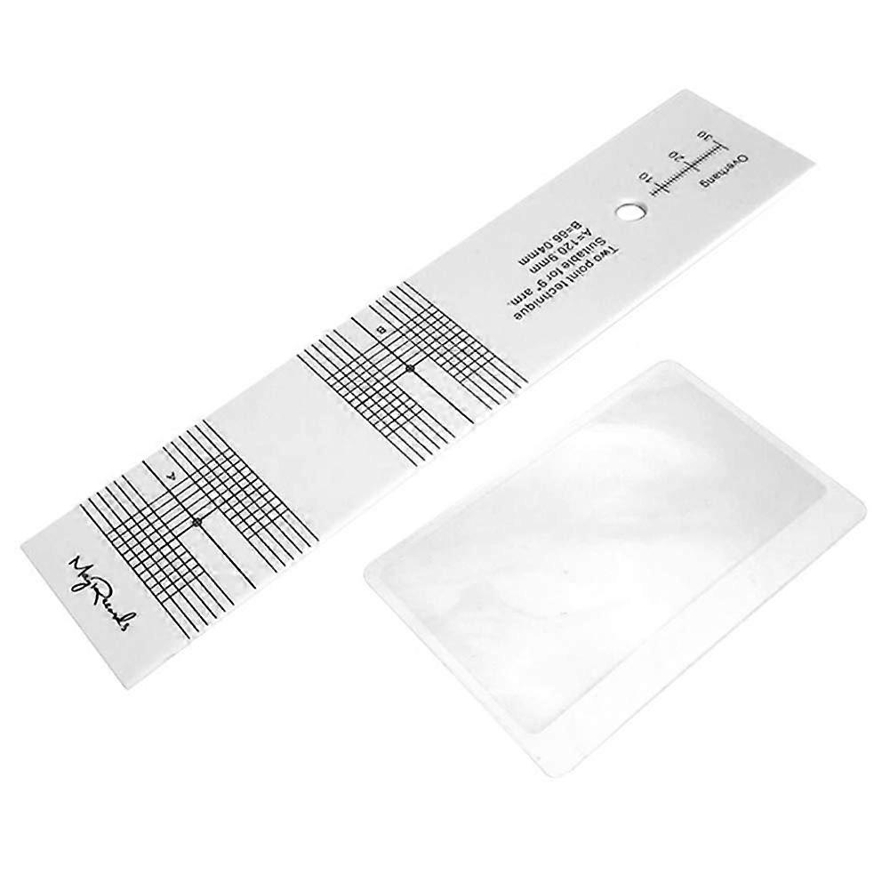 Calibration process, contrast alignment display for turntable cartridge with magnifier  1/2 mounted cartridge