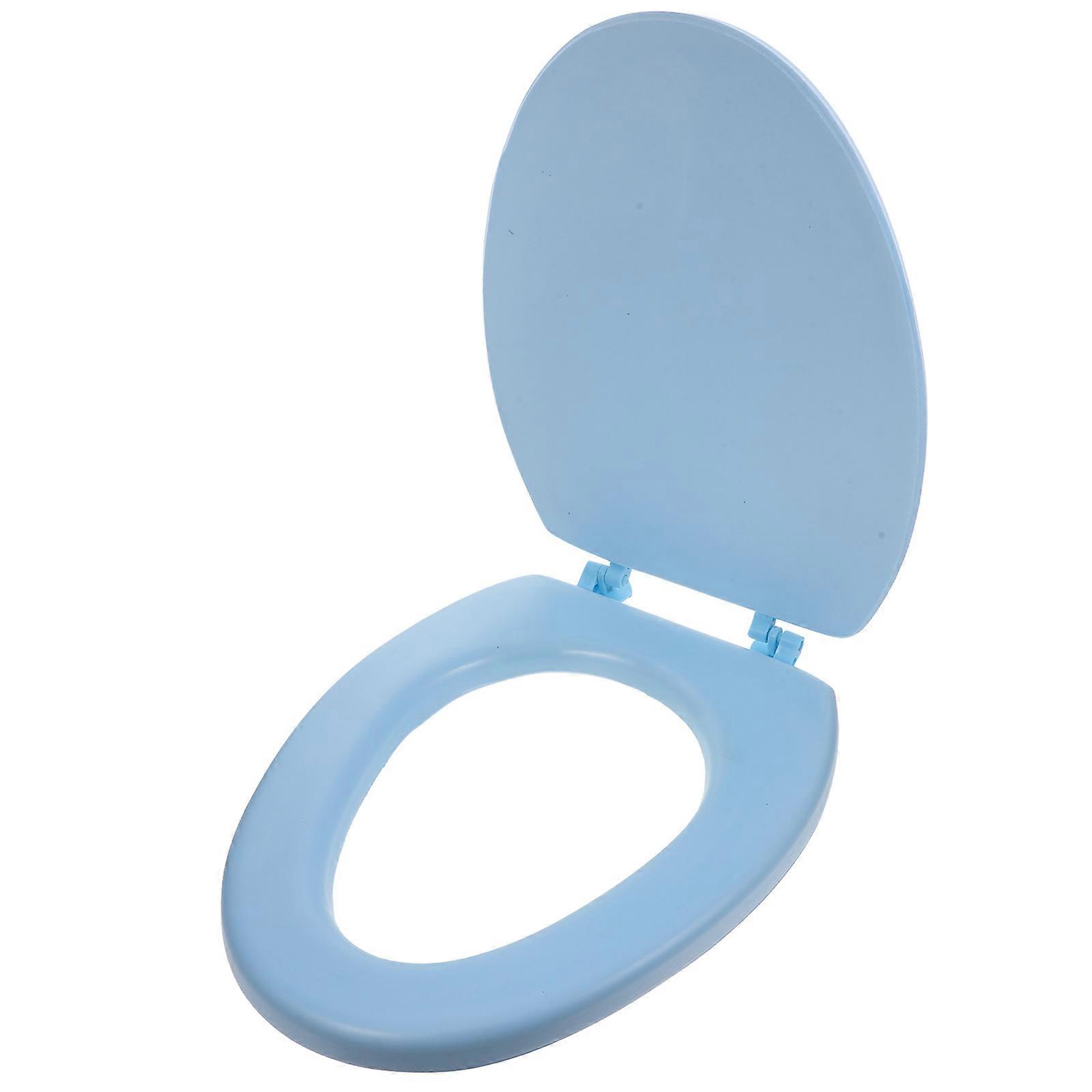 Elongated Foam Toilet Seat Soft and Durable Bathroom Accessory for Daily Use with Timeless Design for Enhanced Comfort