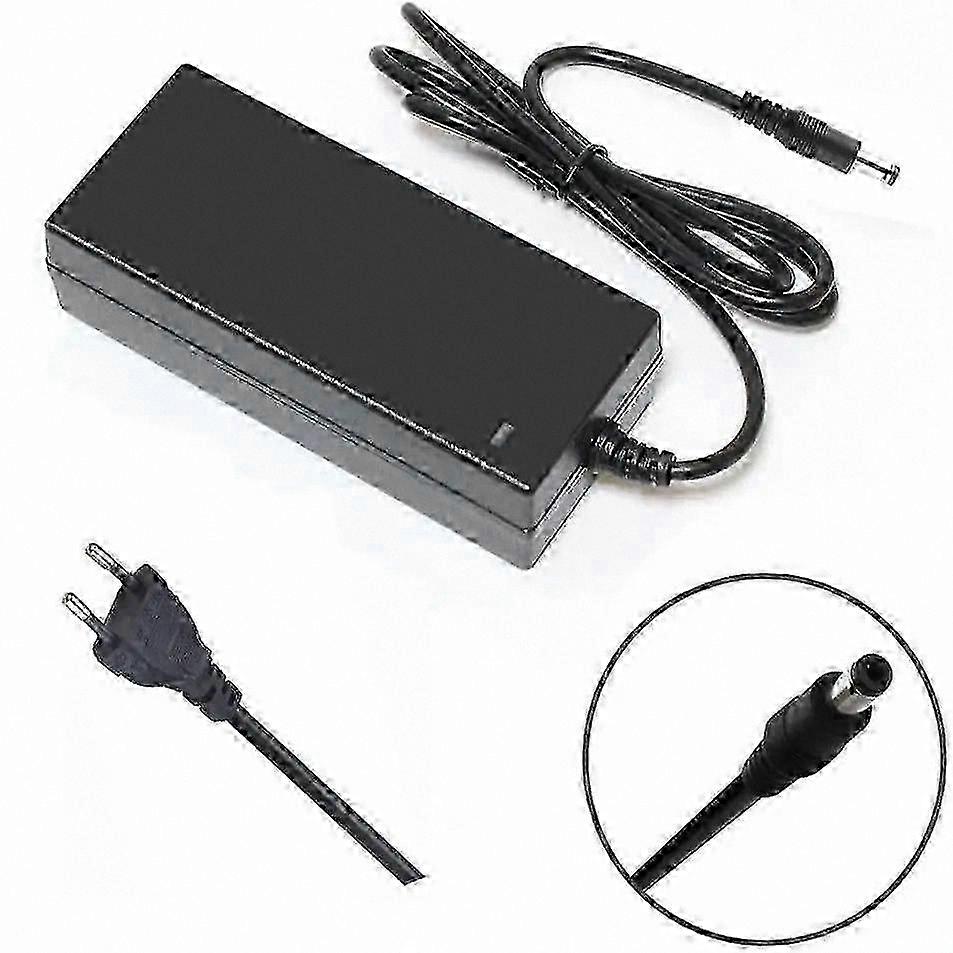 36V Lithium Battery Charger 42V 2A with LED Indicator, Compatible with 8AH-12AH Batteries, 55x21mm, EU & US Plug Support