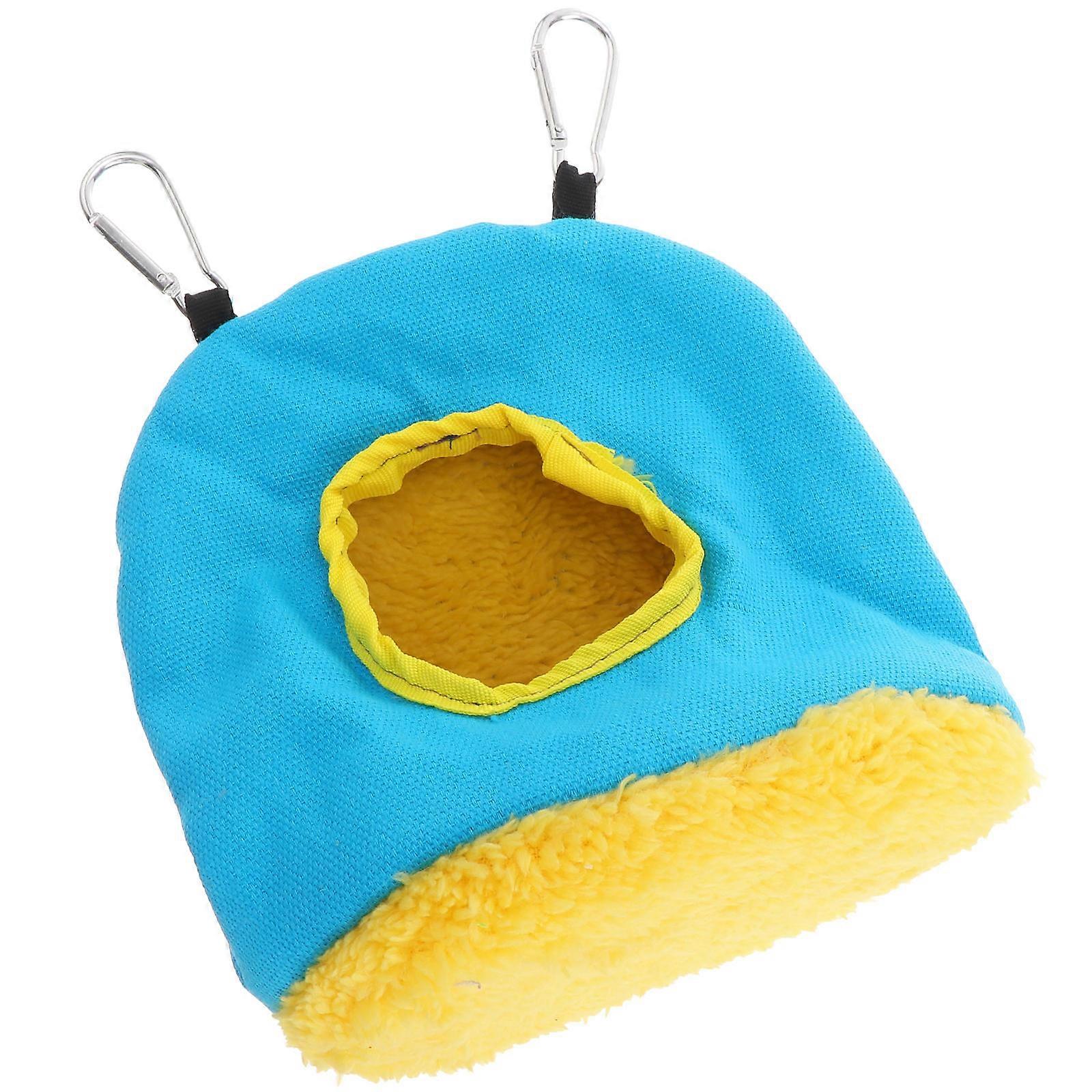 Durable Round Bird Bed House For Parrots And Pet Birds 18 x 12 x 17cm Warm Rest 1Pack