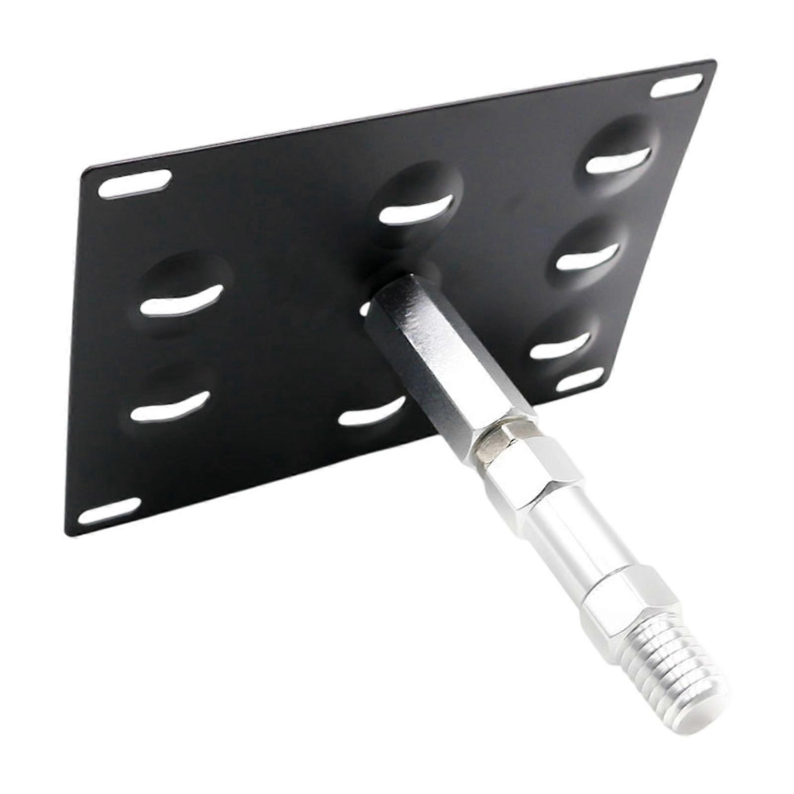 Tow Hook License Plate Bracket Sturdy Car Modification License Plate Frame