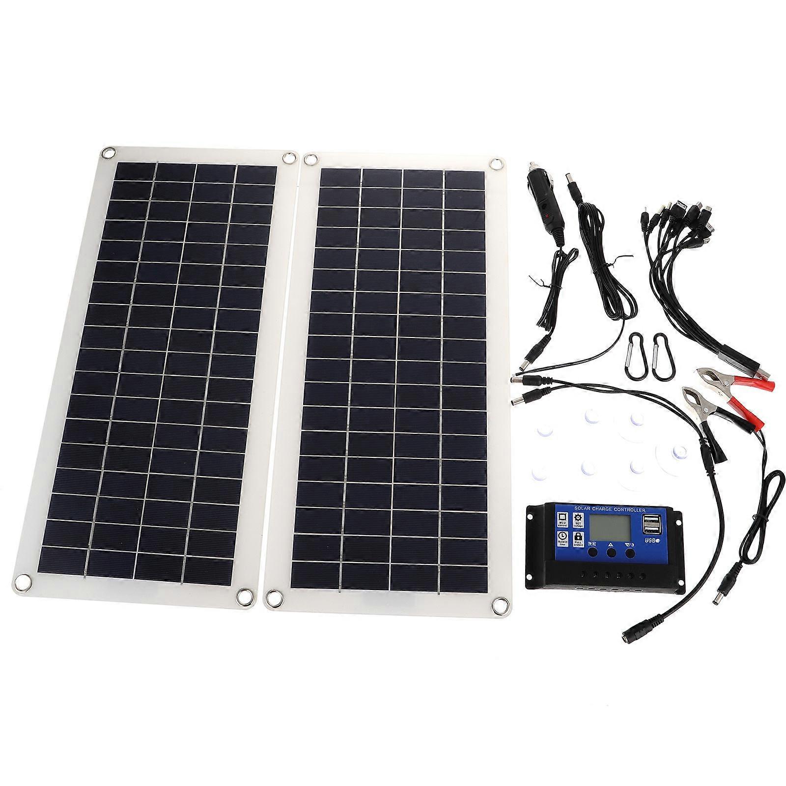 Outdoor Solar Panel 1 Set With Sturdy Durable Material Power Supply For Climbing And Cycling Activities