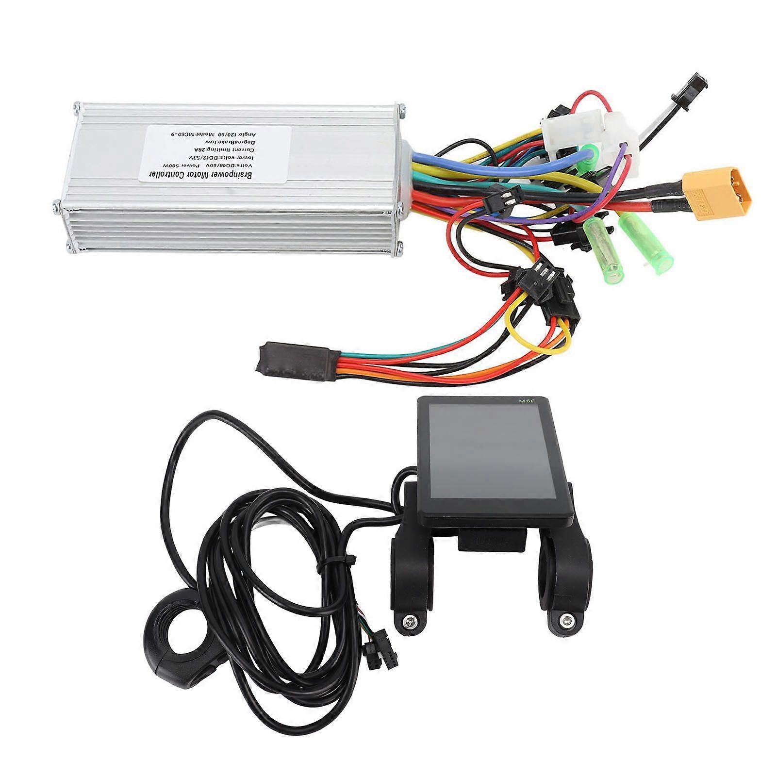 48 60V 500W Scooter elettrico Controller LCD Display Motore Brushless Controller per manubri da 22,5 mm