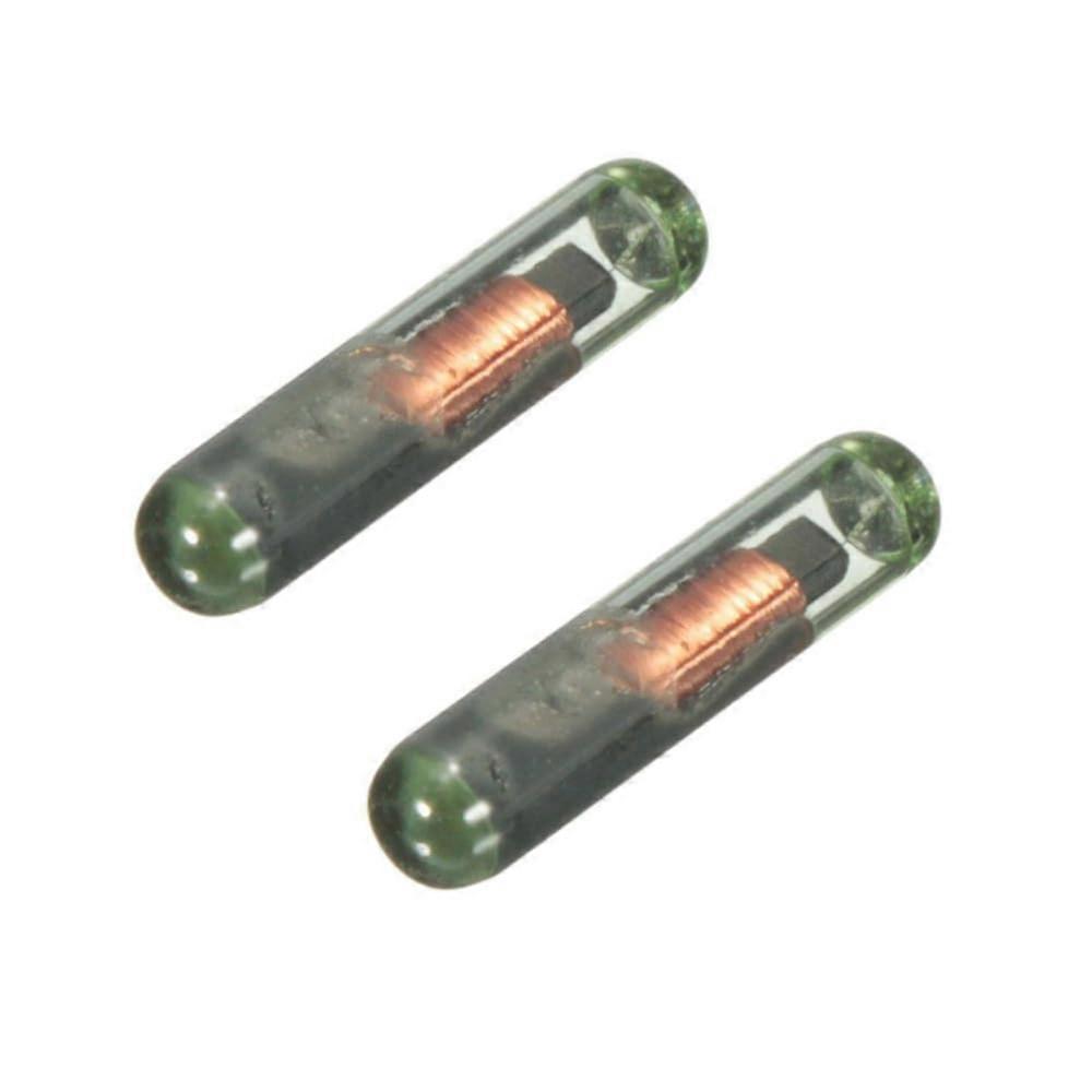 ID48 Chip Immobilizer for Car Universal Transponder Crypto Unprogrammed Glass Pack of 2