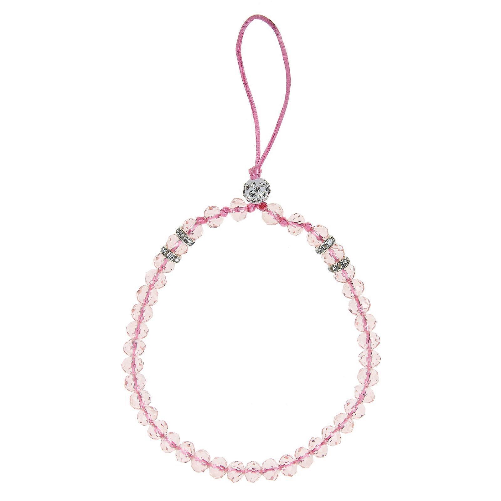 Decorative Phone Lanyard Mobile Phone Hanging Chain Anti Skid Wrist Wearable Multi Function Plastic Polyester 1Set