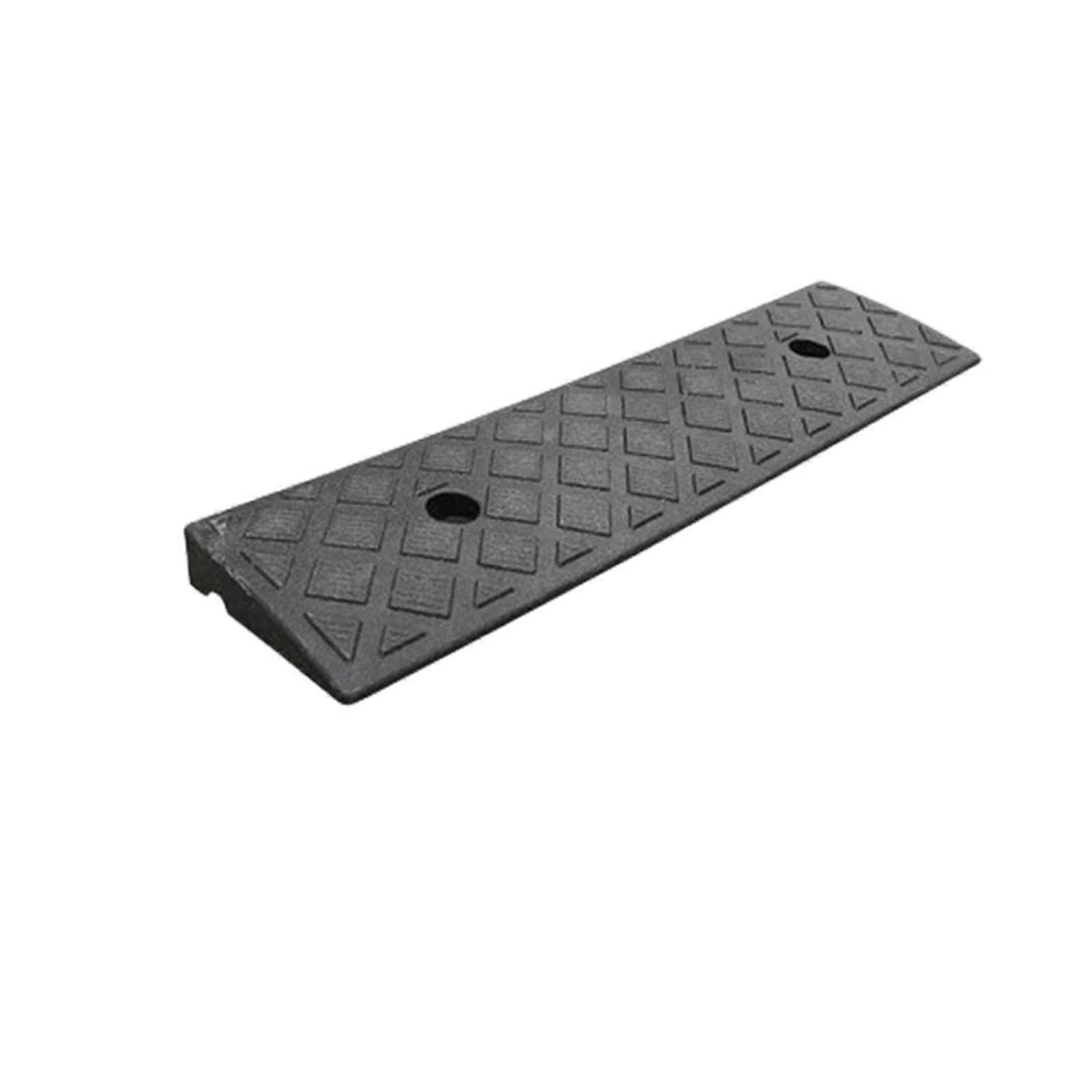 Kerb Ramp for Vehicles - 3cm Height Triangle Pad for Lawnmowers and Motorcycles - Black Color, Durable Design