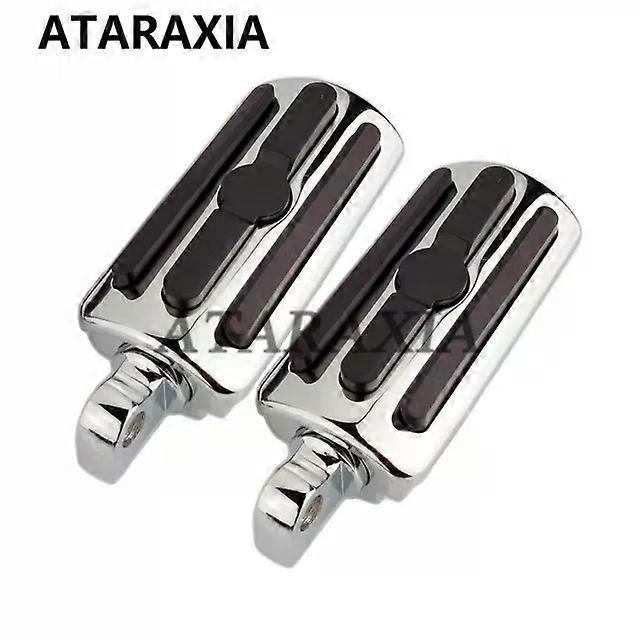 Motorcycle Highway Engine Guard Long Angled Foot Pegs Mount Footrest Pedal Fit For Harley Dyna Fat Bob Softail Sportster XL883 1200