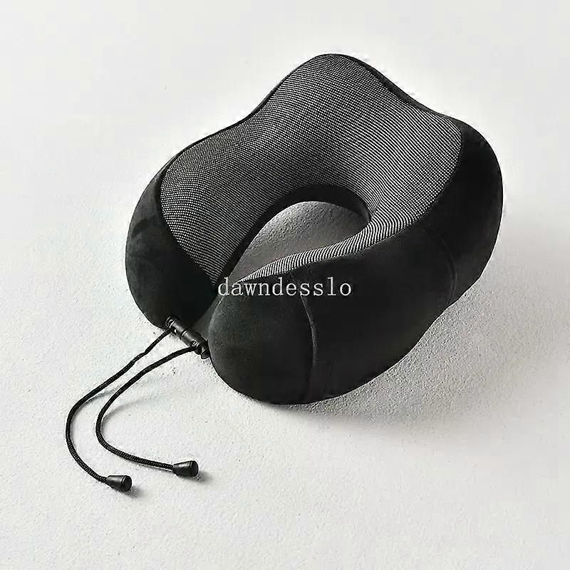 Memory Foam U-shaped Neck Pillow Soft Travel Pillow Massage Neck Sleeping Pillows Plane Car Cervical Spine Pillow Bedding Nap
