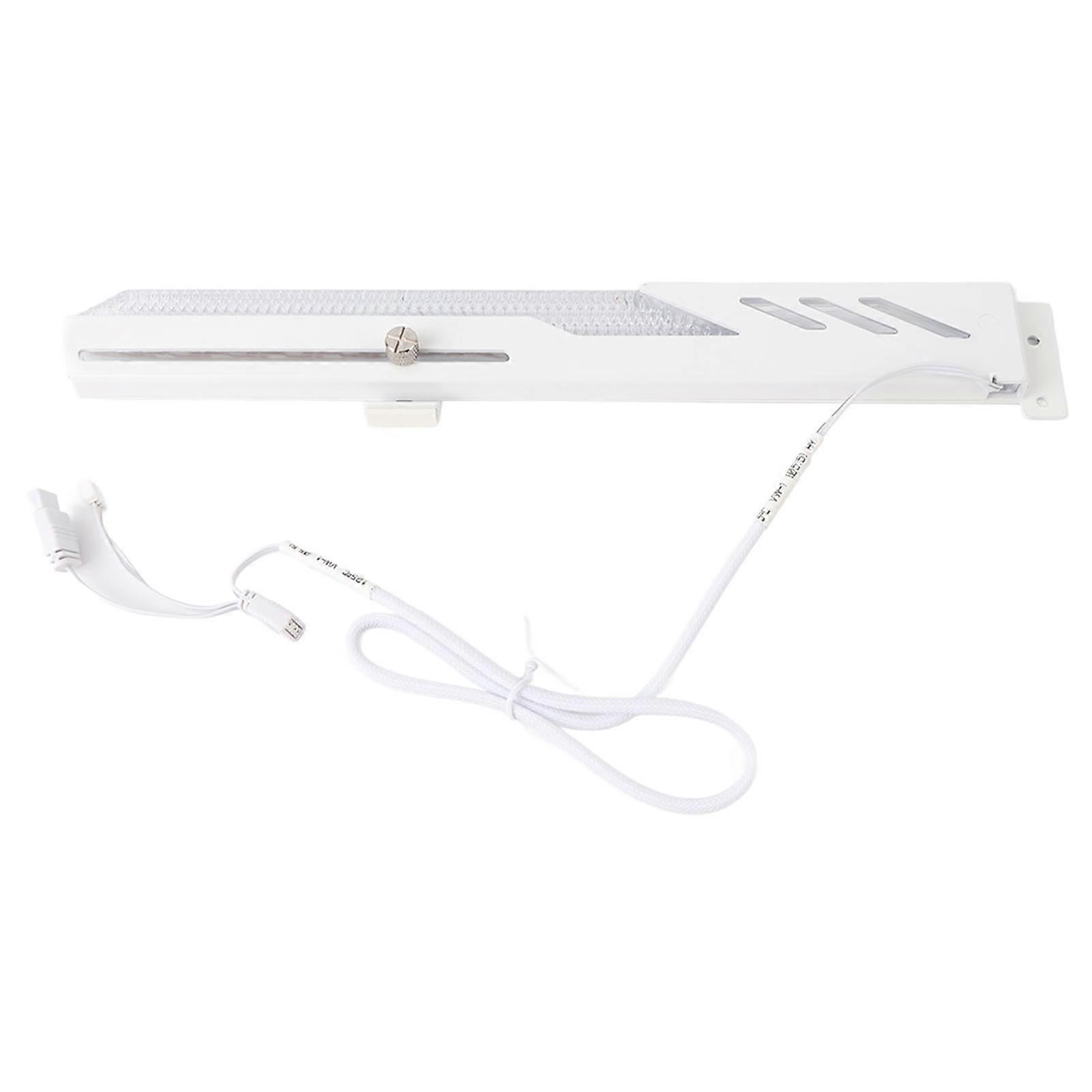 GPU Support Bracket Simple White Fashion Multi Interface 5V 3 Pin Colorful RGB Computer Graphics Card GPU Support Bracket 