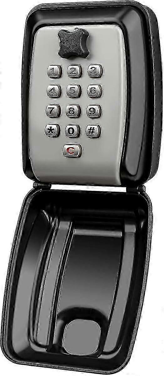 Wall Mounted Waterproof Key Safe Outdoor Key Box Key Safe Box with Resettable 4-12 Digit Combination Lock, Durable & Secure-Good