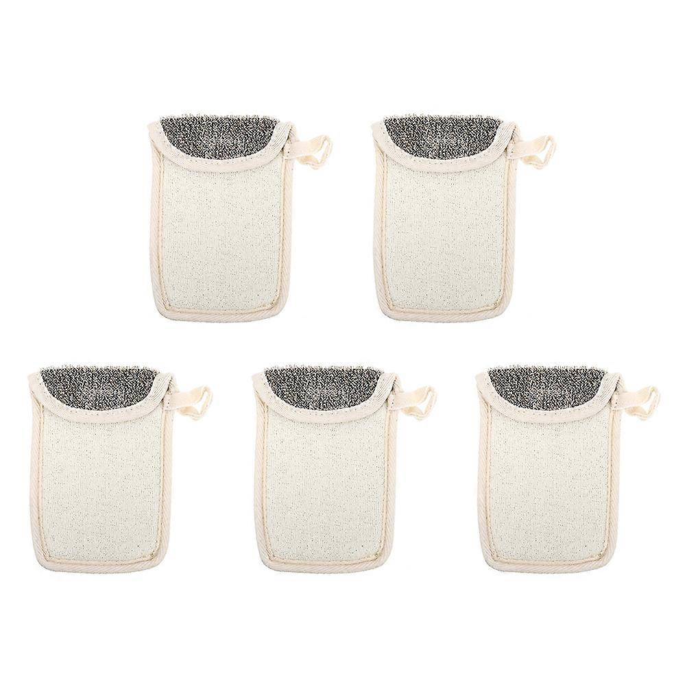 Foaming Nets Facial Blister Cleansing Nets 5Pcs For Adults Bathing Travel 14X10.2Cm Multi Color