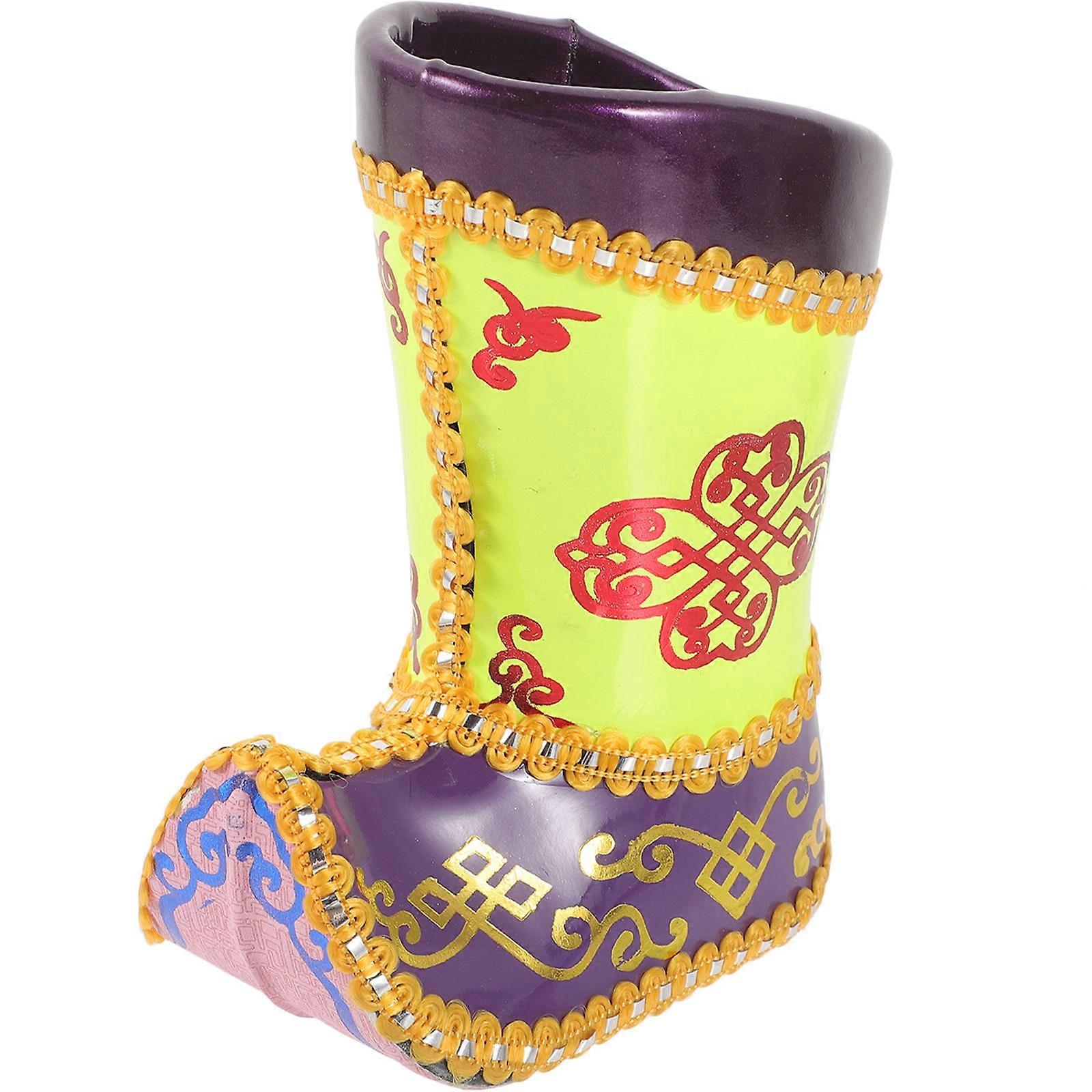 Desktop Organizer Pencil Holder In Boot Style Crafted From Plastic Perfect For Office Workers And Adults 1Set