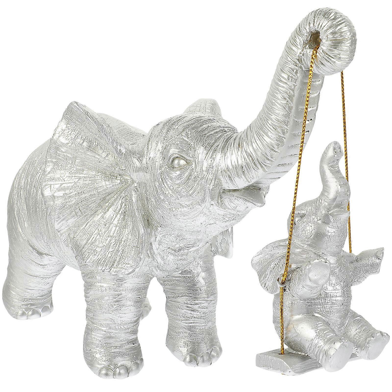 Premium Quality Resin Elephant Craft Decor For Coffee Table And Bookshelf A Unique 1Pack
