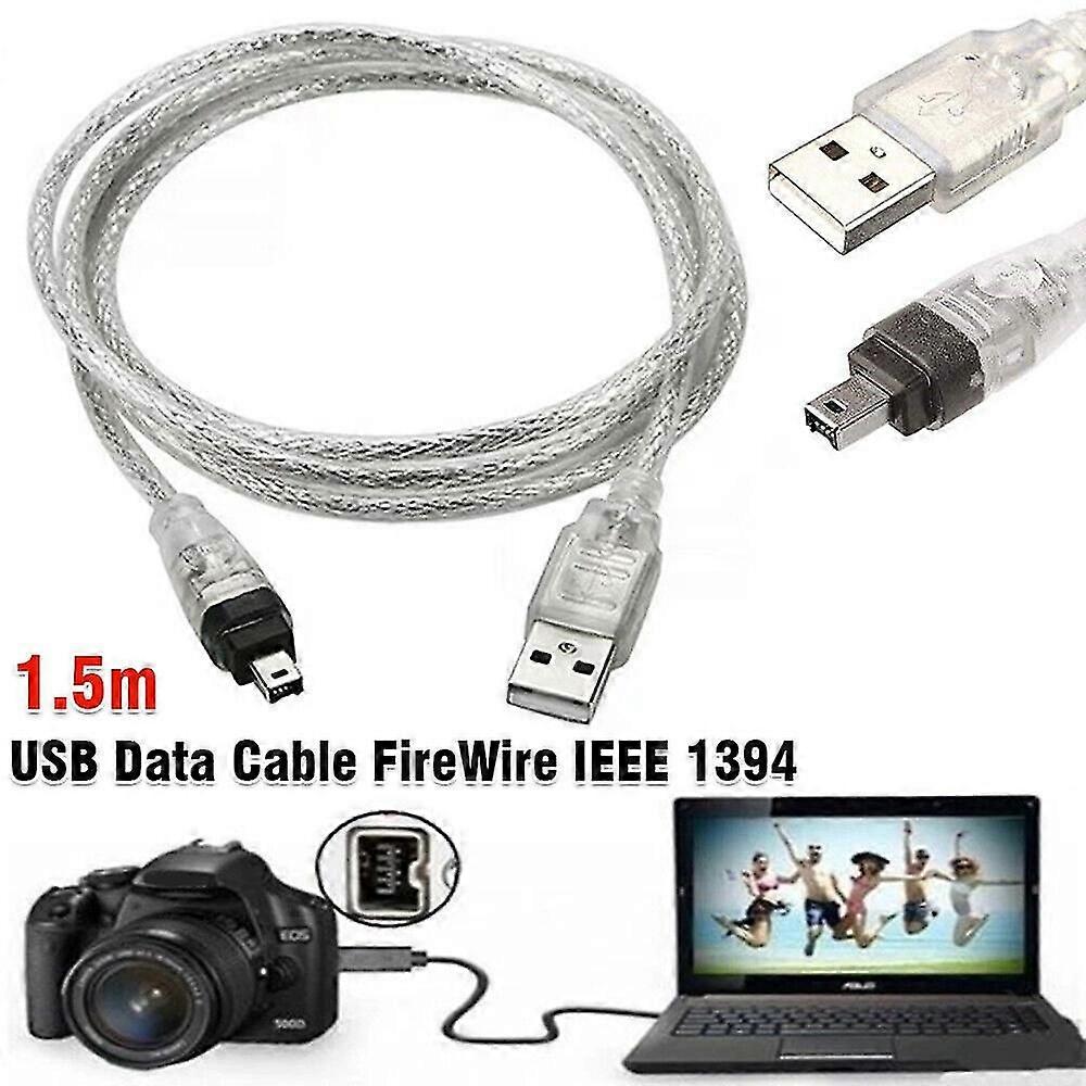 Til Mini DV MiniDV USB-datakabel FireWire IEEE 1394 HDV-videokamera til redigering af PC