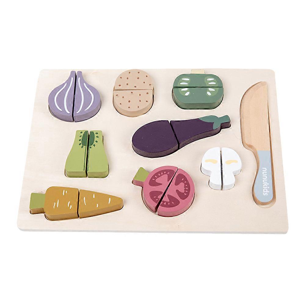 Vegetable Cutting Toys for Kids Playing with Smooth Surface Synthetic Material Assorted Color
