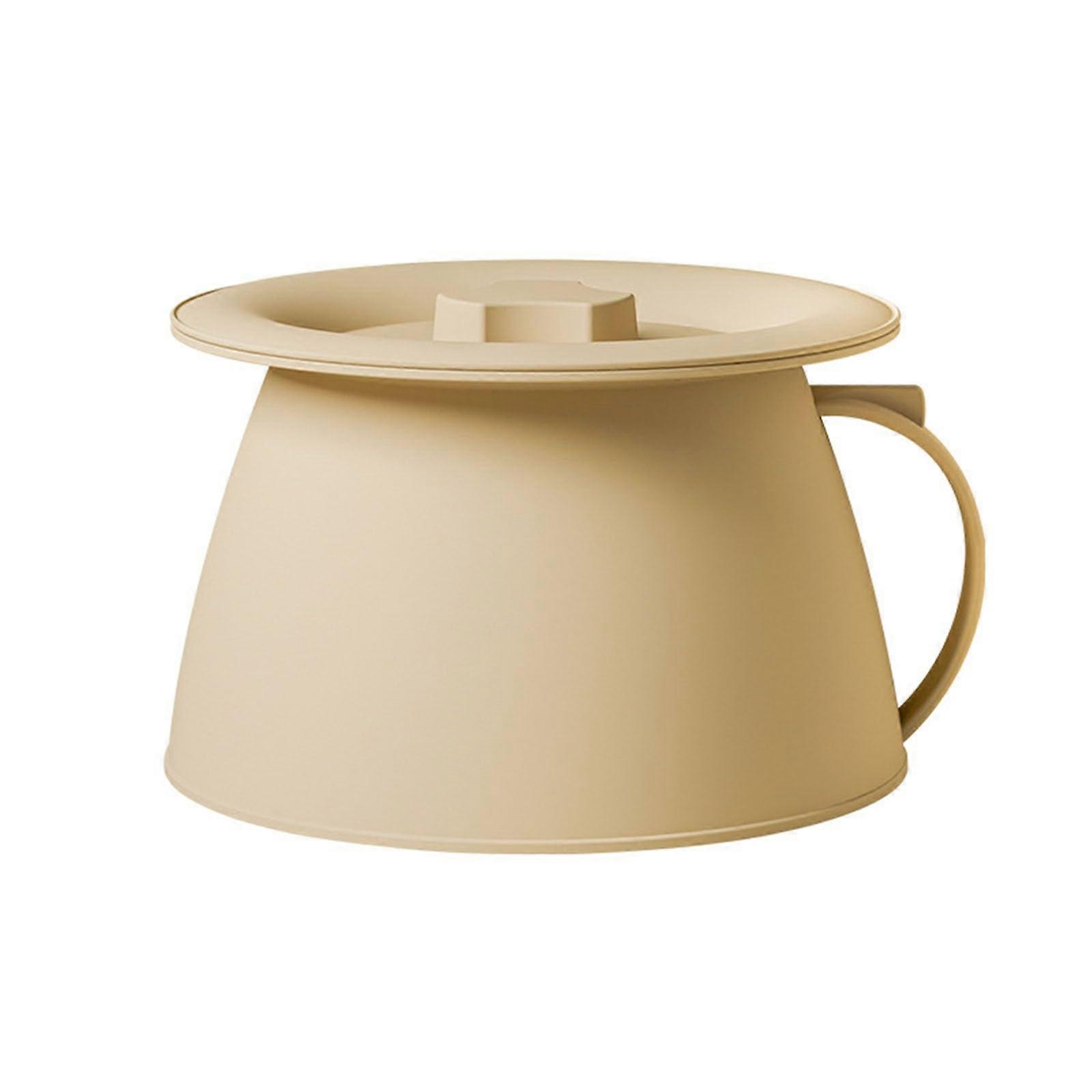 Night Pot with Lid, Bed Pan Portable Toilet Urinal Night Bed Pan Spittoon Urinal for Kids for Adults Bedside Commode