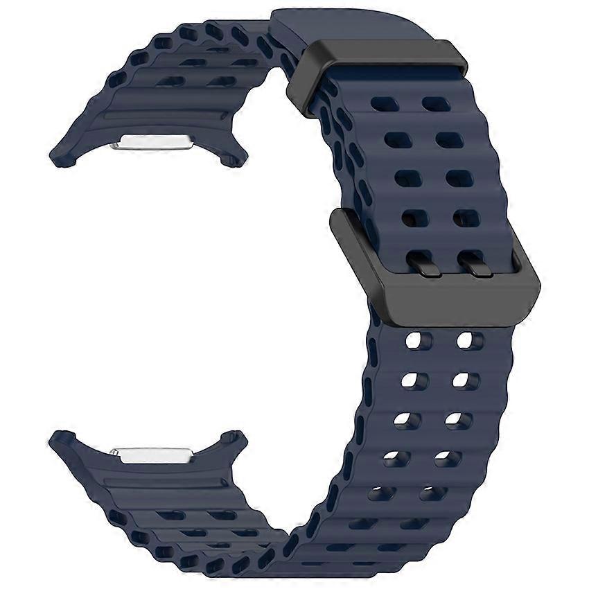 Silicone Watch Strap Watch Band for Samsung Watch Ultra 47mm Midnight Blue