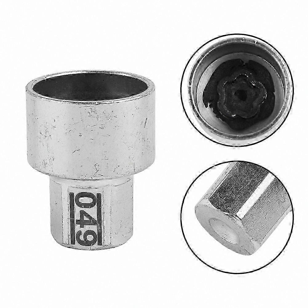 Anti-Theft Lug Nut Bolt Set with Removal Key for Vehicle Tire Security