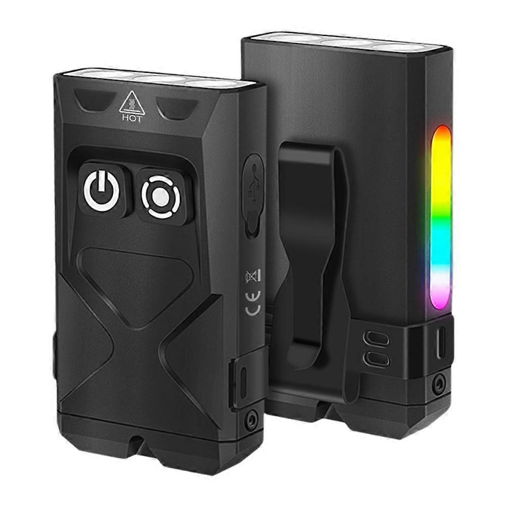 new mini bright flashlight small edc rechargeable outdoor super bright