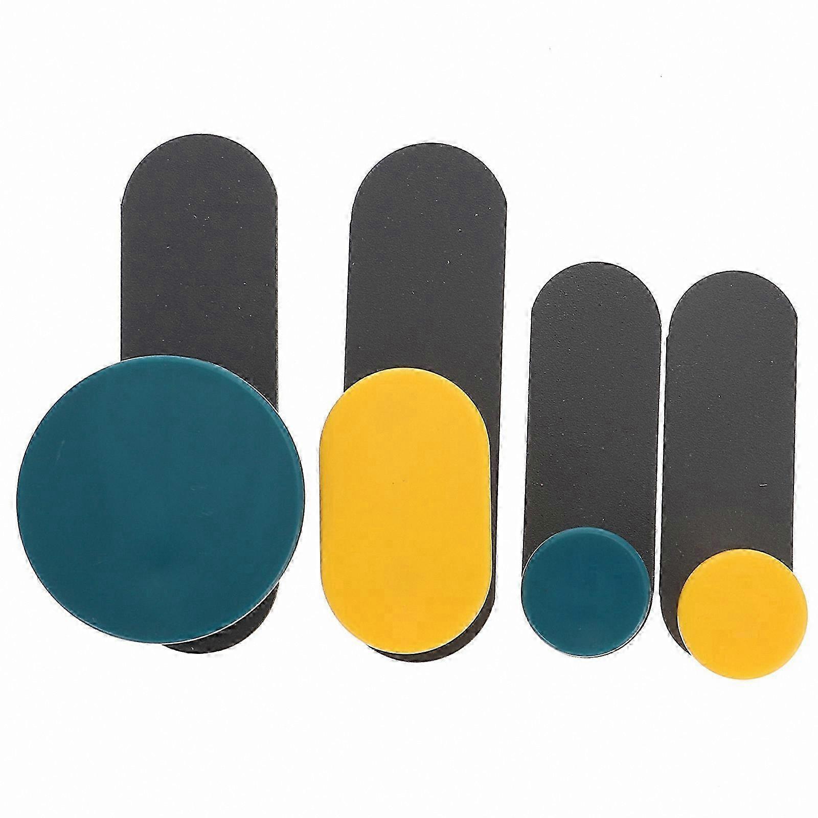 4-Pack Decorative Wall Hooks for Coats and Keys Household Utility Hangers Portable Design