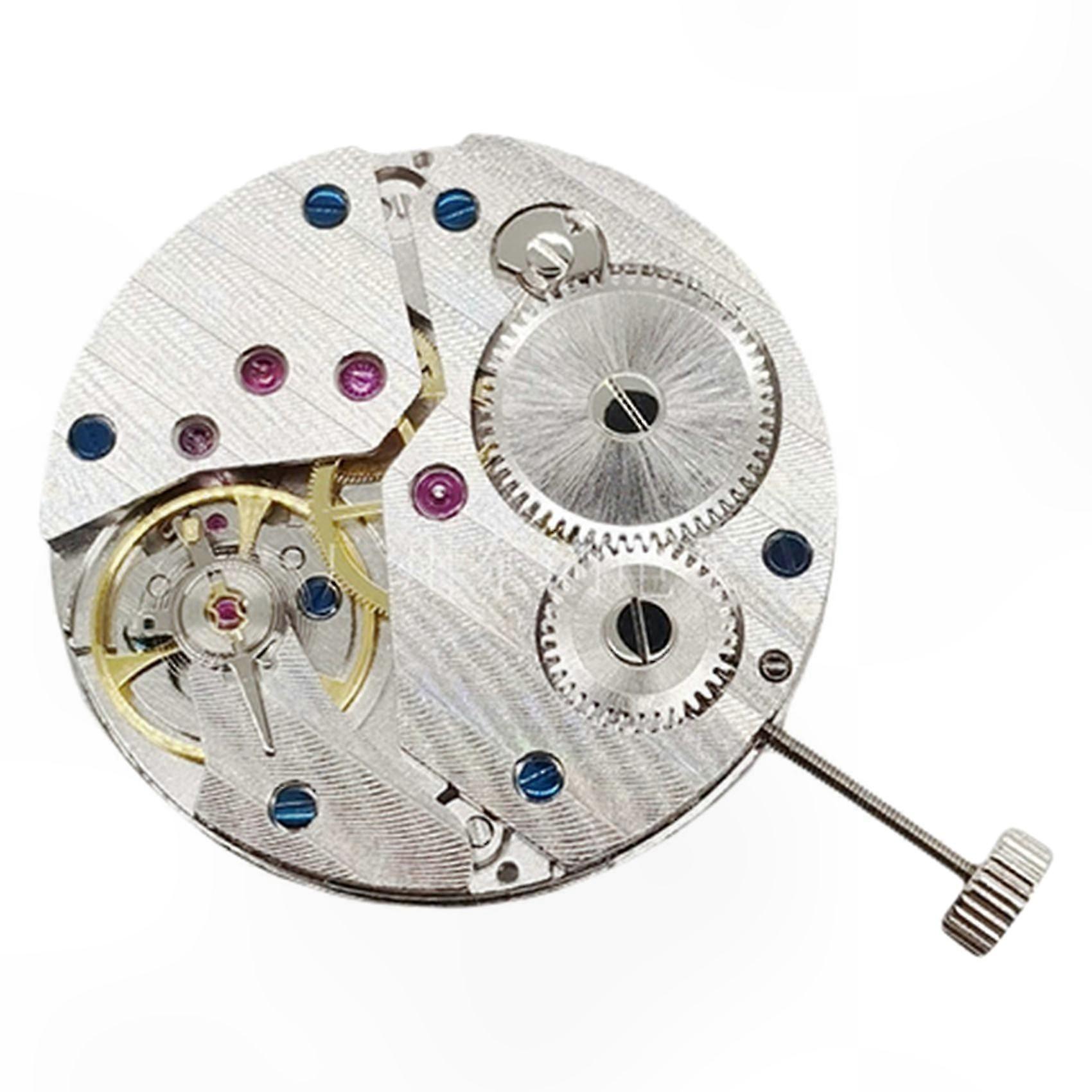 Men's Watch Part with 17 Jewels Hand Winding Mechanical Movement Fit for ST3600 Model Horizontal Layout