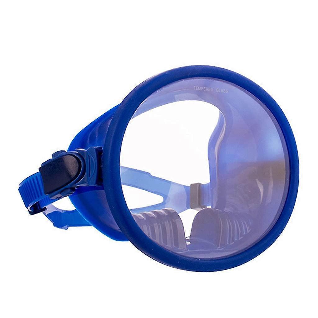 Retro Panoramic Full Wide View Tempered Glass Lens Snorkel Diving Mask with Large Oval Window for Aquatic Adventures