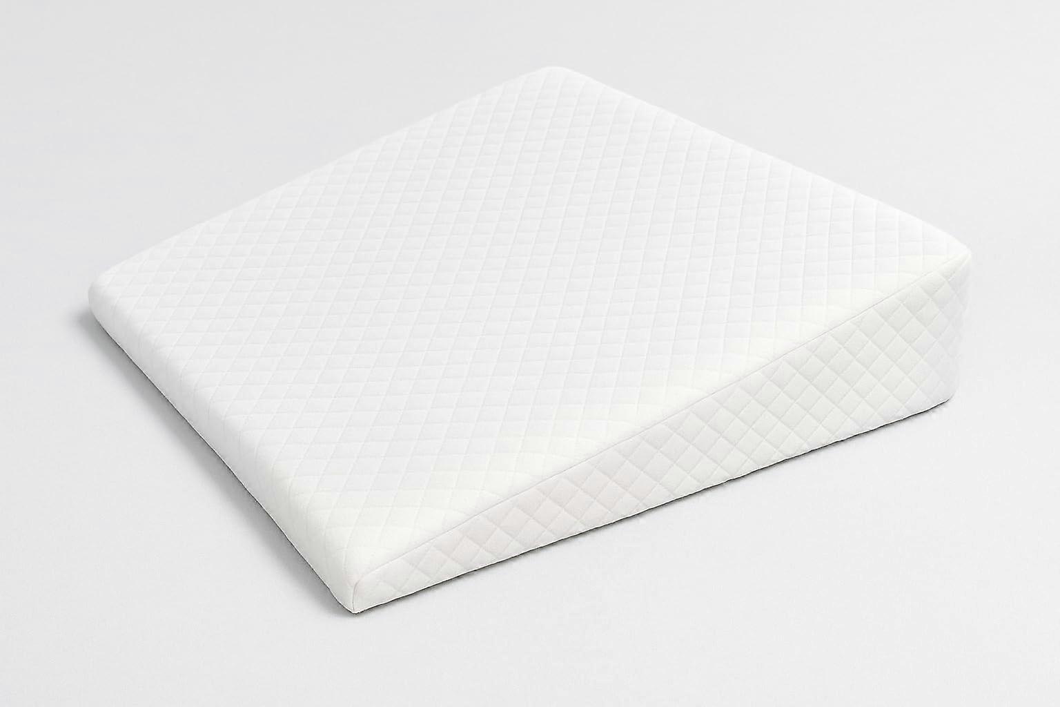 Small Wedge Pillow for Babies, Anti-Colic Foam Cushion for Reflux, Square Head and Back Support, 12x12 Inch