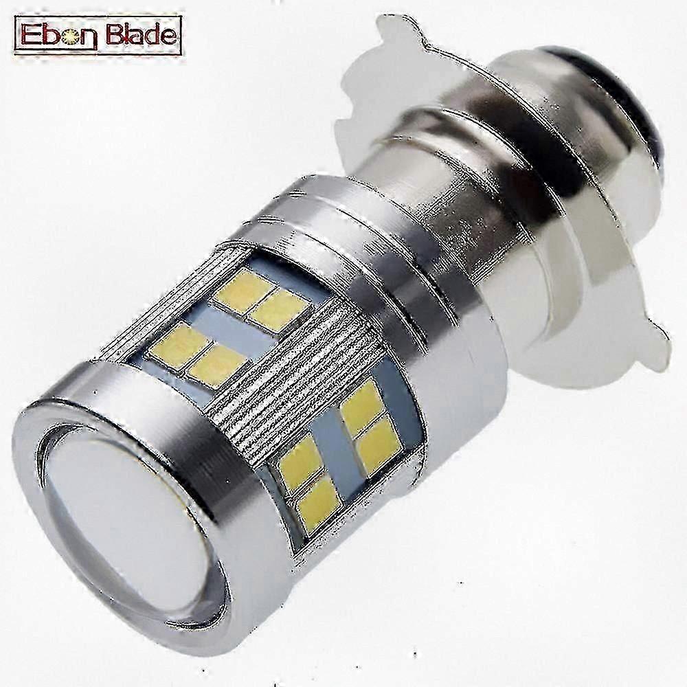 1pc 6v 12v Motorcycle LED Headlight Bulbs P15d-25-3 High Low Beam for Scooters, Mopeds, and ATVs with 800lm Brightness and 6000k Color Tempe