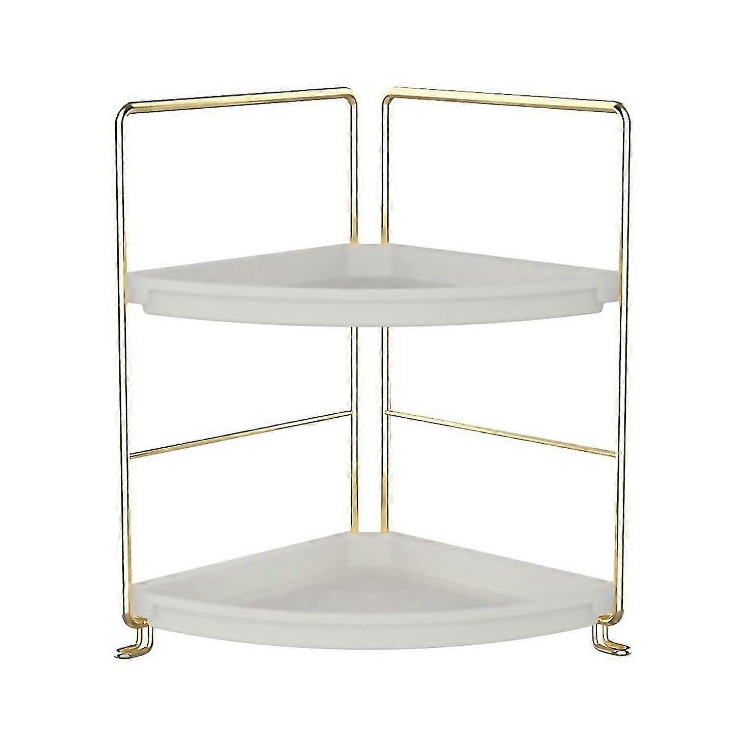 For 2tier corner bathroom countertop organizer