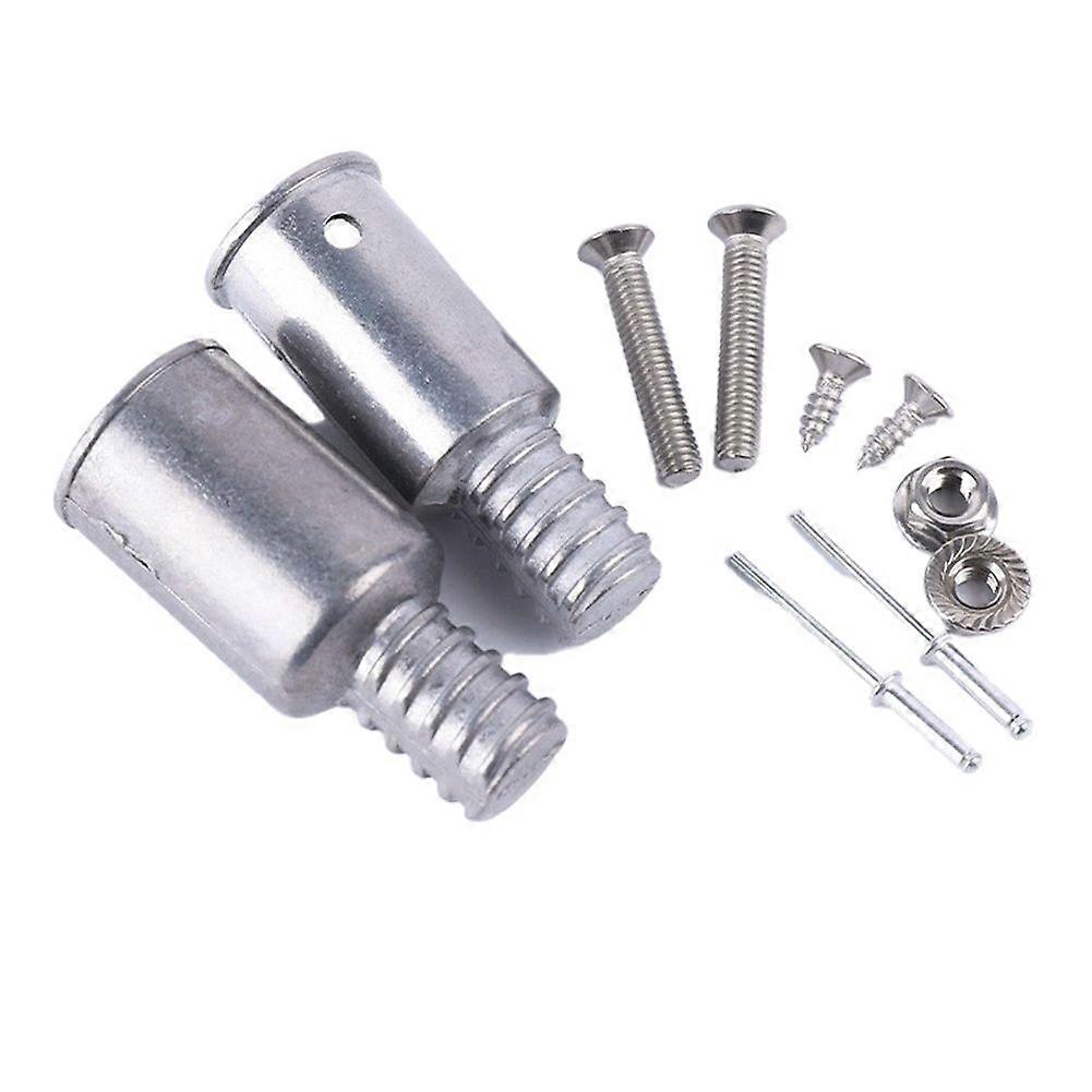 Universal Threaded Tip Replacement,Threaded Tip Repair Kit for 0.87Inch/1Inch Wood or Metal Poles Handle