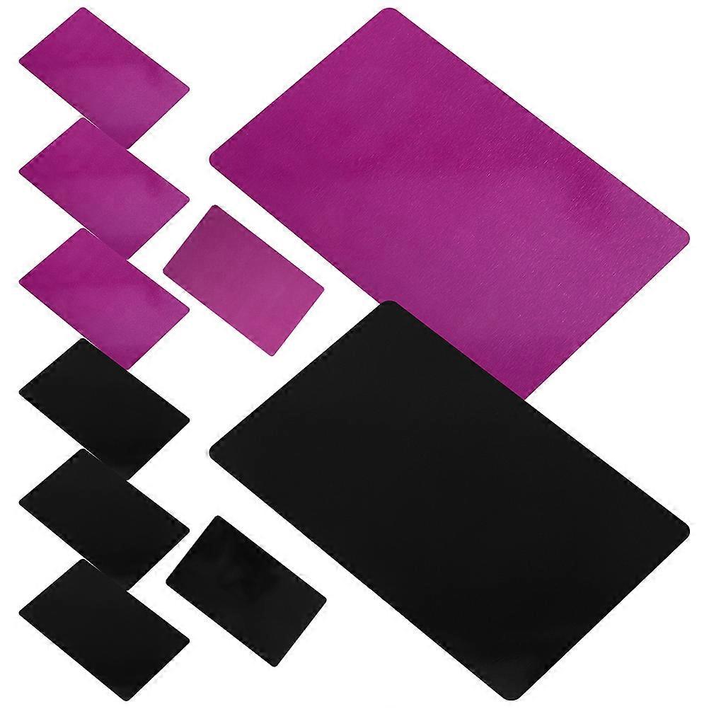 Blank Metal Business Cards for Engraving Safe Practical Assorted Color