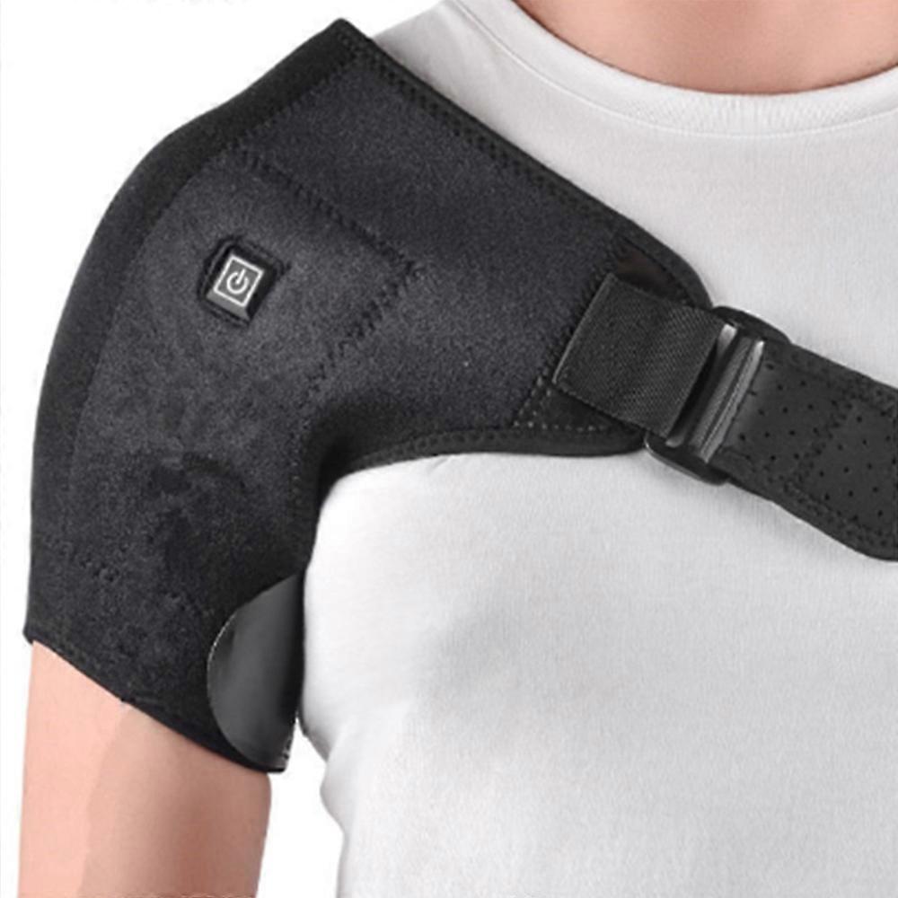 Heated Shoulder and Knee Brace with USB and Adjustable Strap