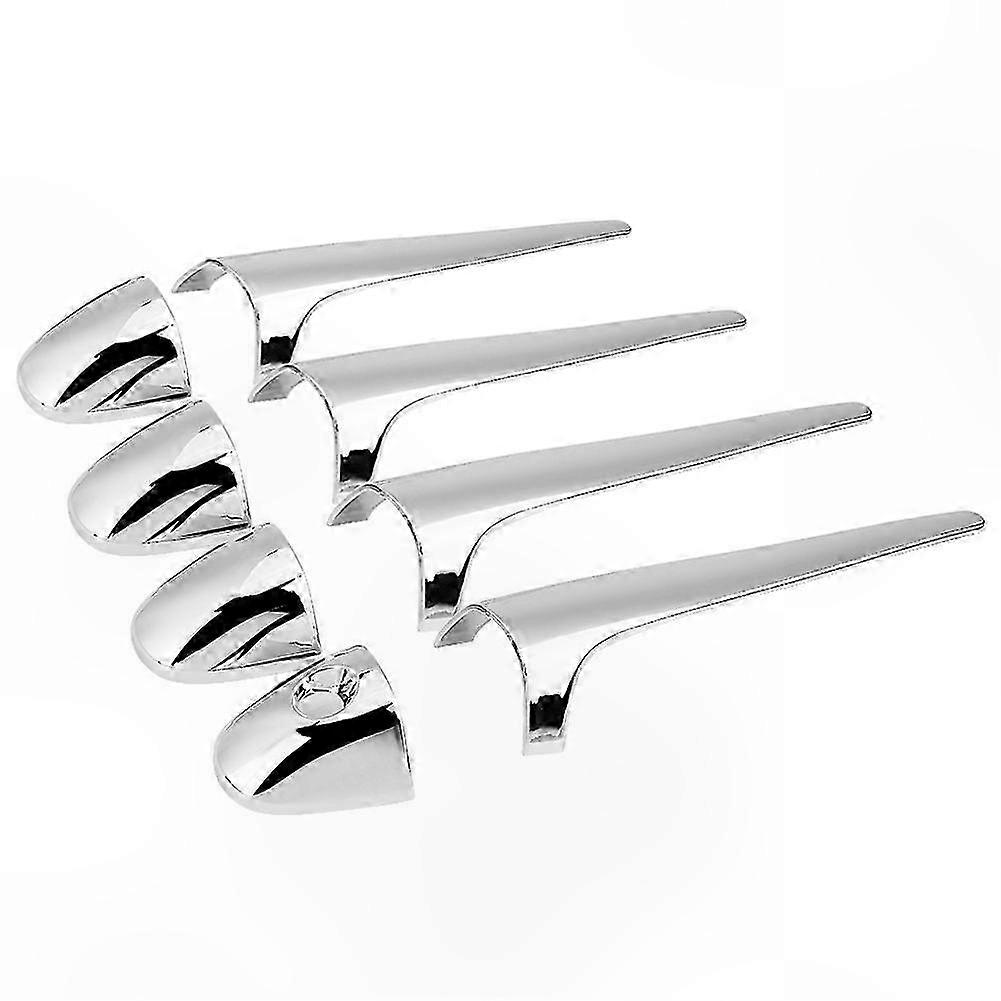 Chrome Door Handle Covers for 4-Pack Trim Caps with Overlay Inserts, Compatible with Various SUV Models