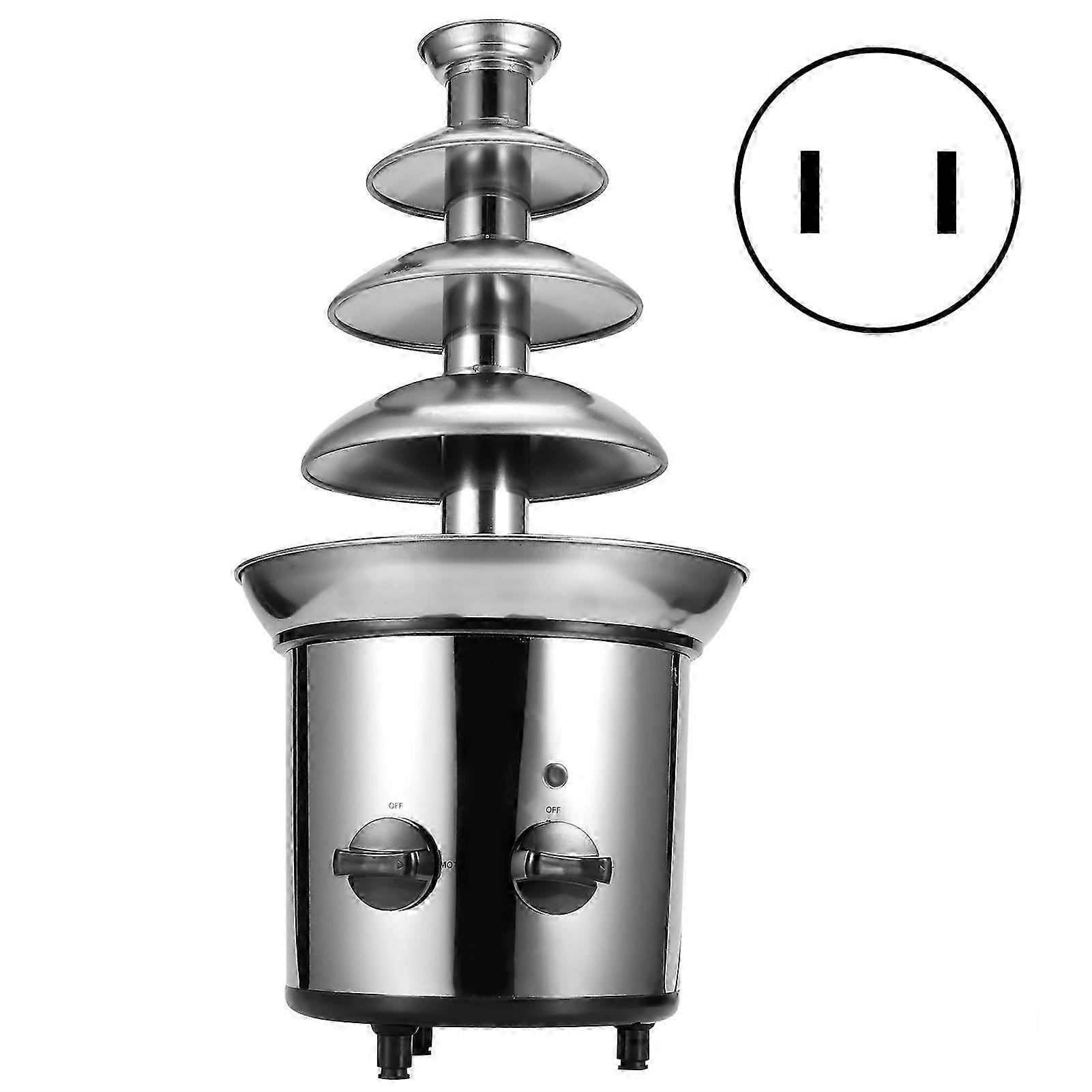 パーティー用ステンレススチール製 4 段チョコレートファウンテンマシン、110V US