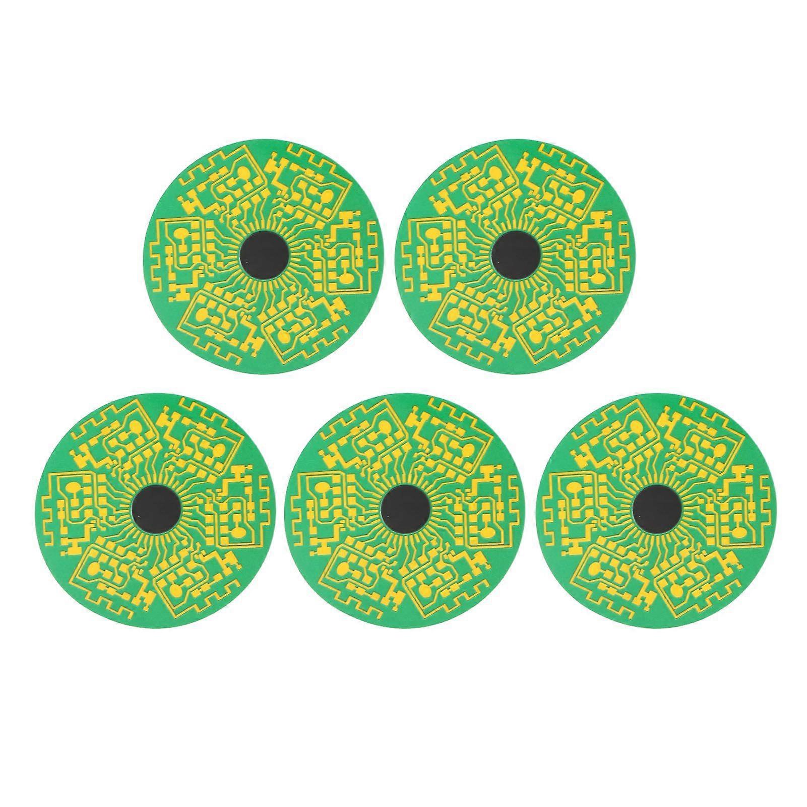 5PCS Phone Signal Stickers PCB Green Signal Antenna Booster Stickers for Mountaineering Climbing