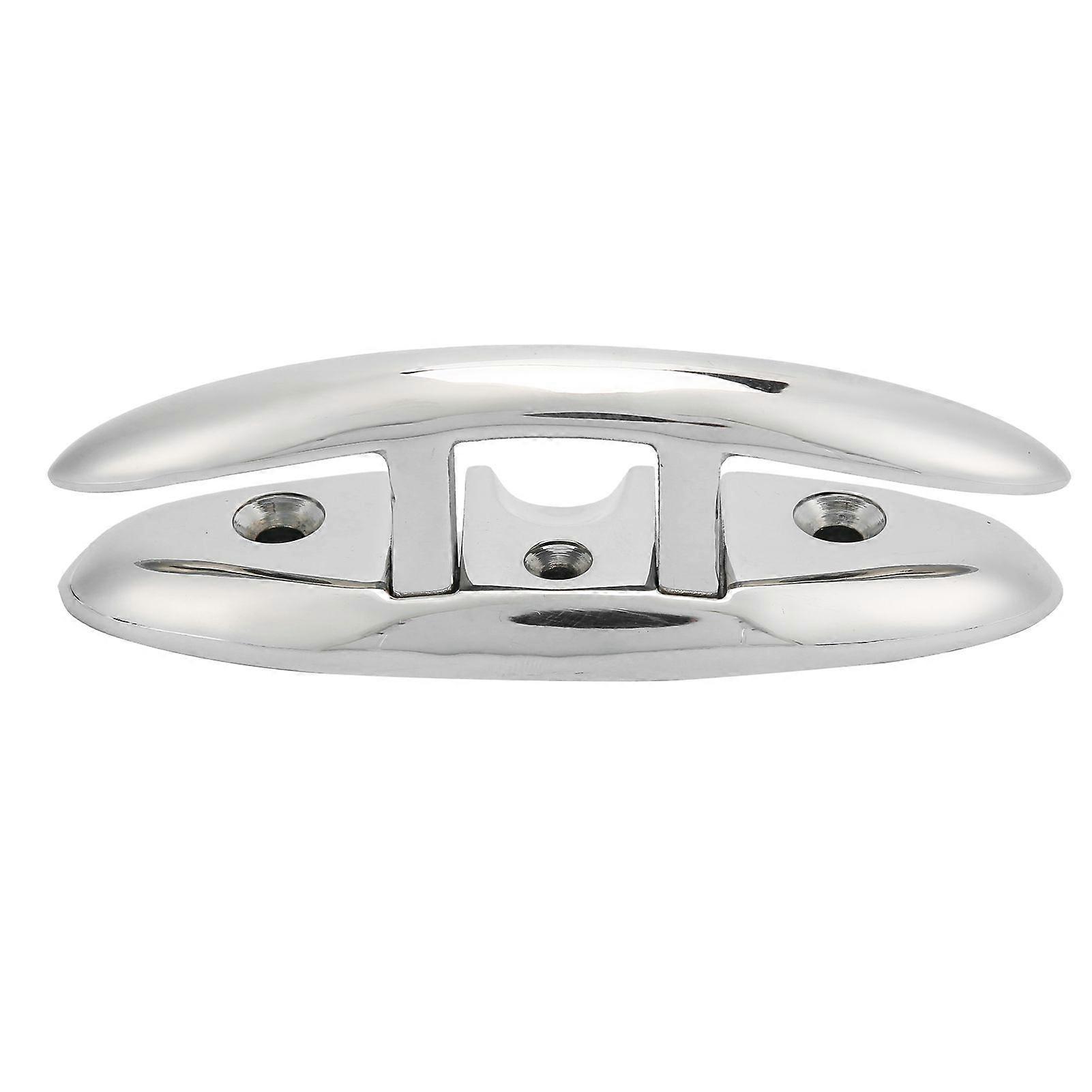 Flip Up Folding Dock Cleat 316 Stainless Steel Anti Corrosion Hardware for Marine Boat Yacht(5in )