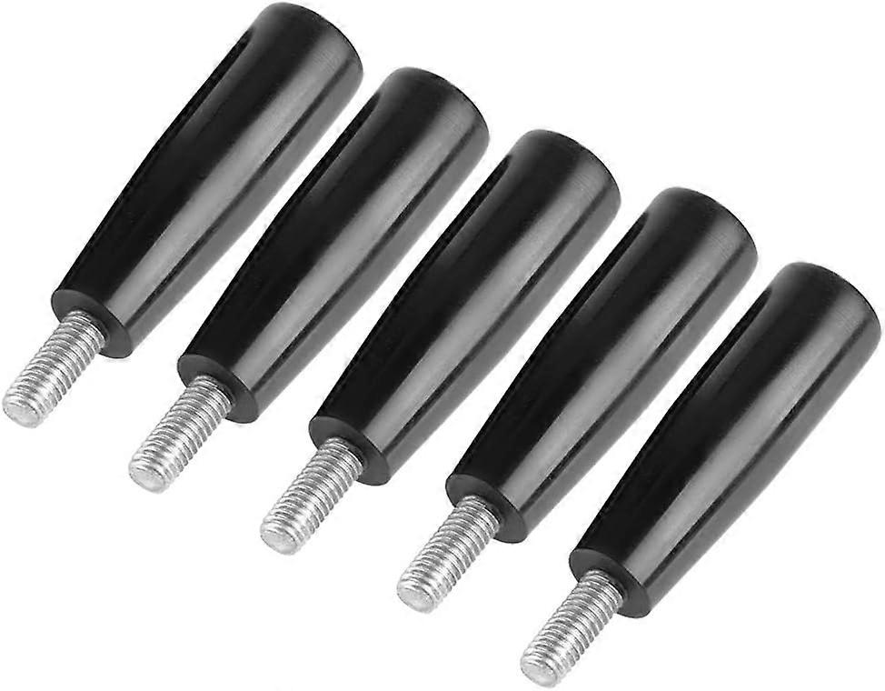 5pcs Thread Milling Rotary Handle Lathe Crank Machine Accessory Replacement Rotary Tool Bakelite Handle M8 56Vingt