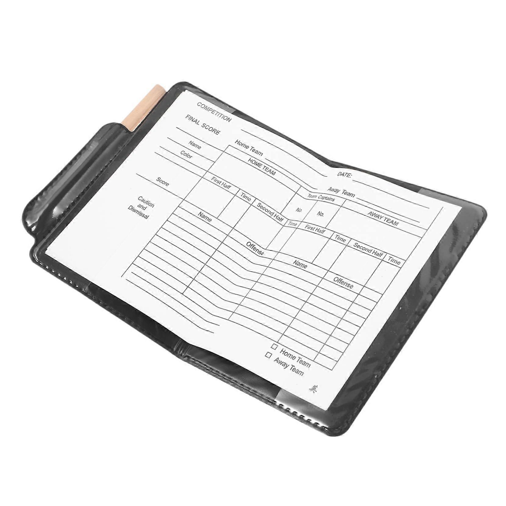 Soccer Referee Card Set With Wallet, Pen, Cards Lightweight MultiFunction Football Referee Tool For Officials
