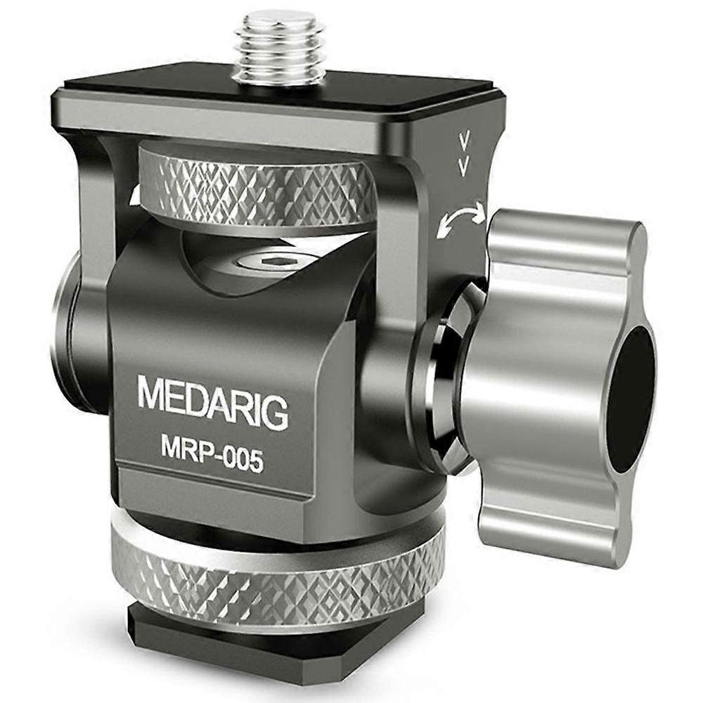 MEDARIG MPR-005 DSLR Mirrorless Camera Adjustable Aluminum Alloy Mount Cold Shoe Adapter