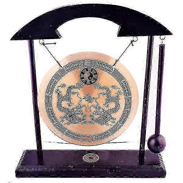 Art Brass Desktop Gong - Quality Brass Gong for Your Desk Space