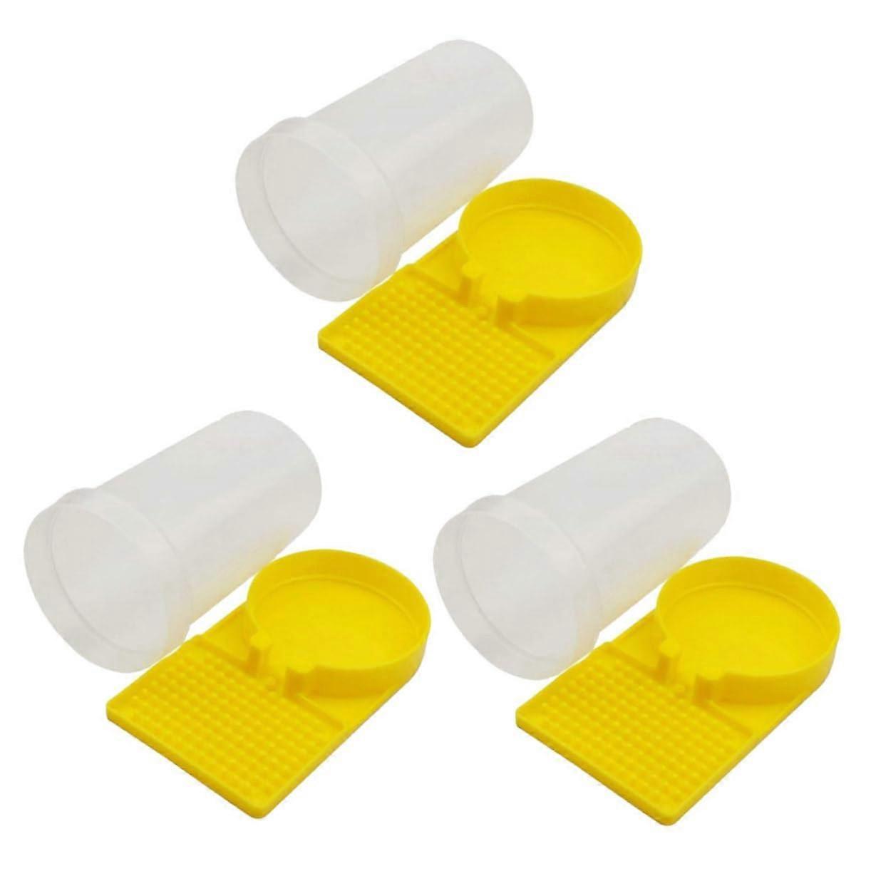 Beehive Water Feeders 3Pcs Durable Lightweight Safe Water Cups For Beekeeping Portable Easy Install Hives