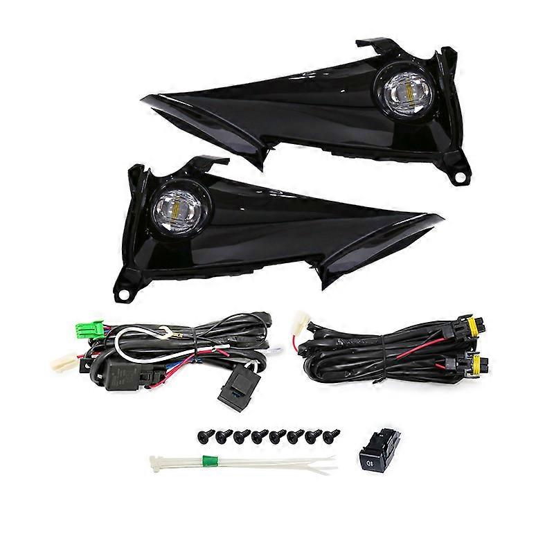 Applicable Led DRL Daytime Running Lamp Fog Light for Toyota Corolla Hatchback 2019 2020 2021 4 Doors Wires Switch Relay Waterproof