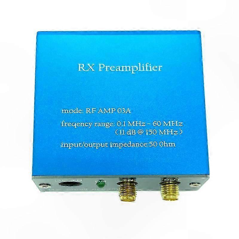 HF Preamplifier with NPN Transistor 200MA Low Noise High IP for RX Antenna Medium Wave Short Wave Reception