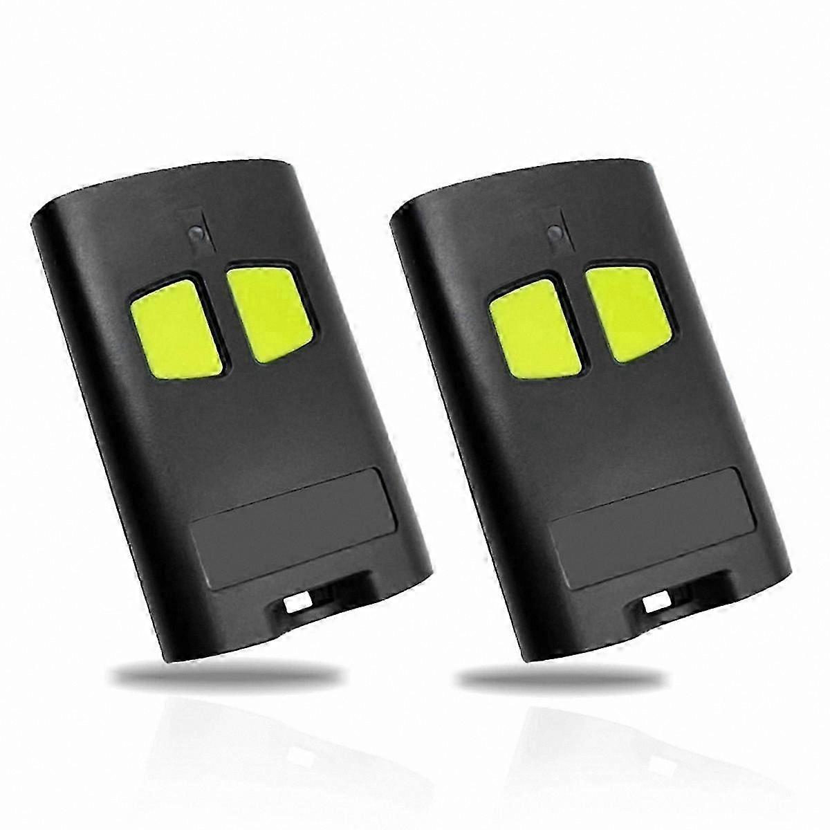 2pcs 433MHz Wireless Rolling Code Garage Door Remote Control for Compatible Systems