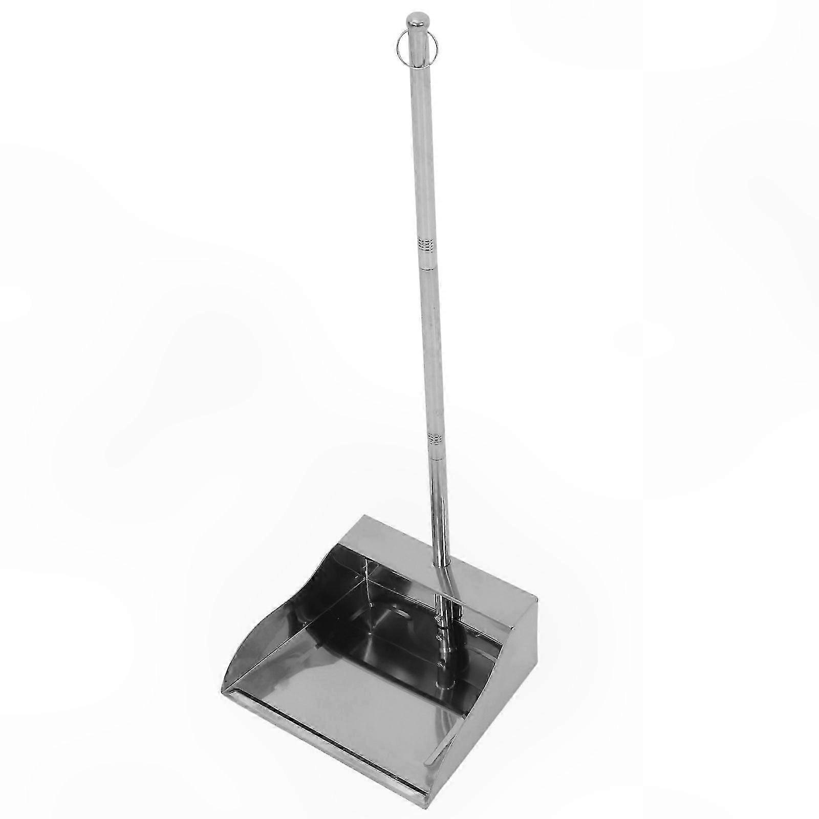 Stainless Steel Dustpan with Long Handle for Cleaning