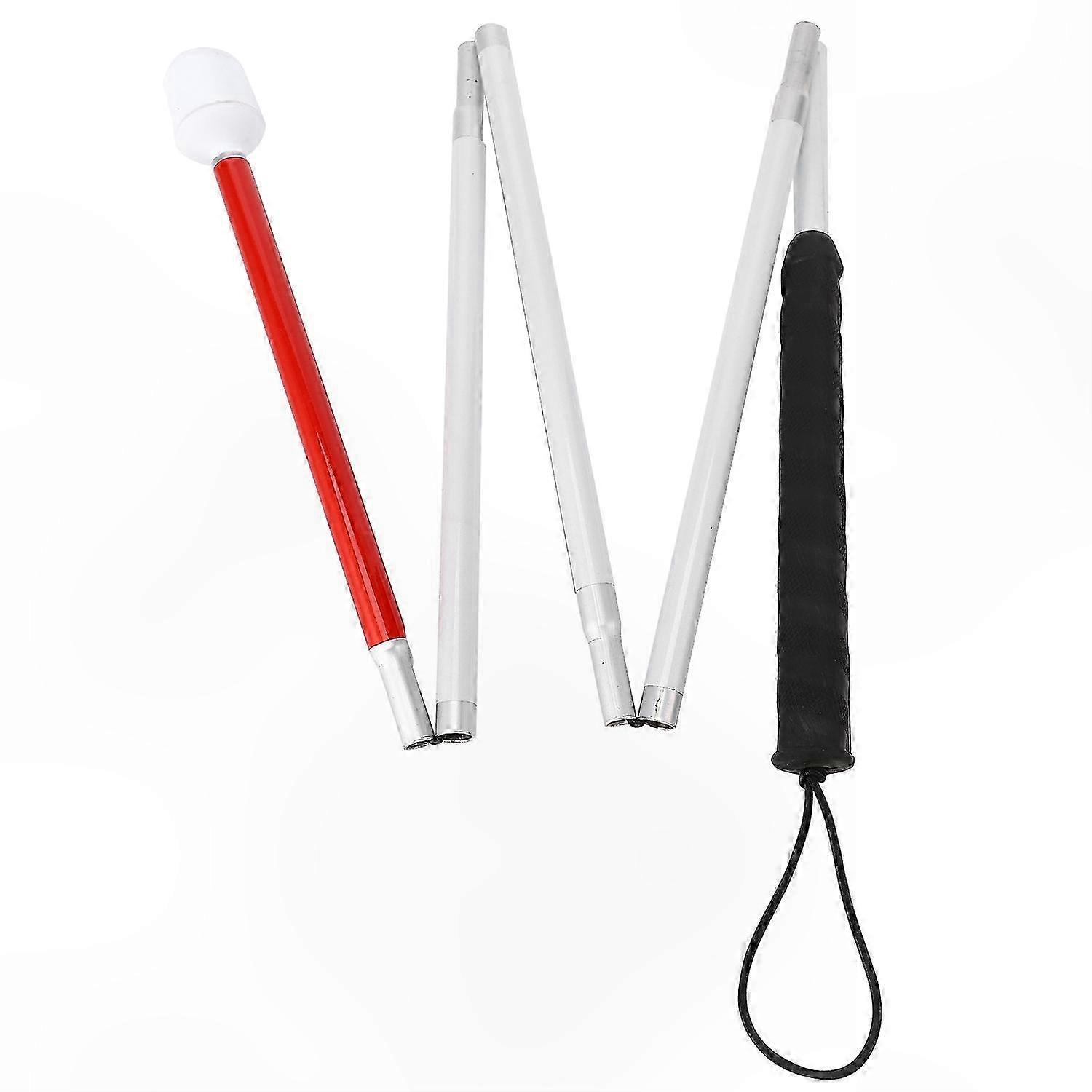 Lightweight Folding Walking Cane with Rolling Tip for Visually Impaired Adults